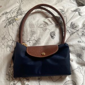 Longchamp Navy Blue Purse